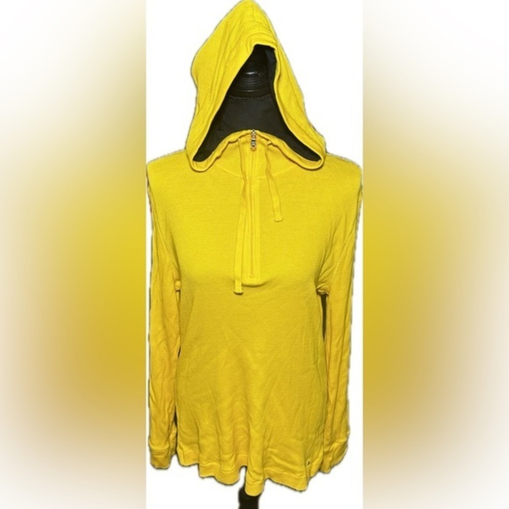 Lauren Active Ralph Lauren Yellow 3/4 Quarter Hooded Jacket XL